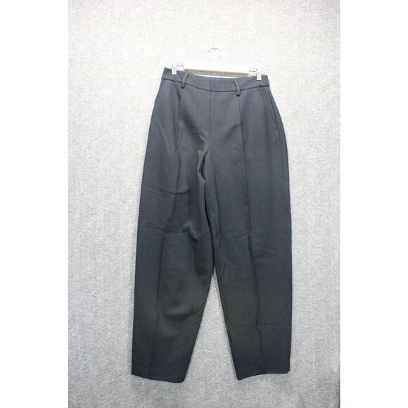 SPANX Pants - Spanx Ponte Barrel Pant Womens Medium Black Pull On Pleated Office Career NEW